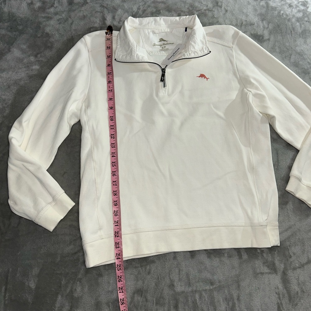 Tommy Bahama quarter zip sweater - Picture 4 of 11